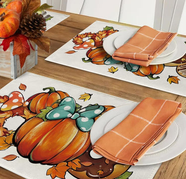 Set of 4 Placemats -Fall